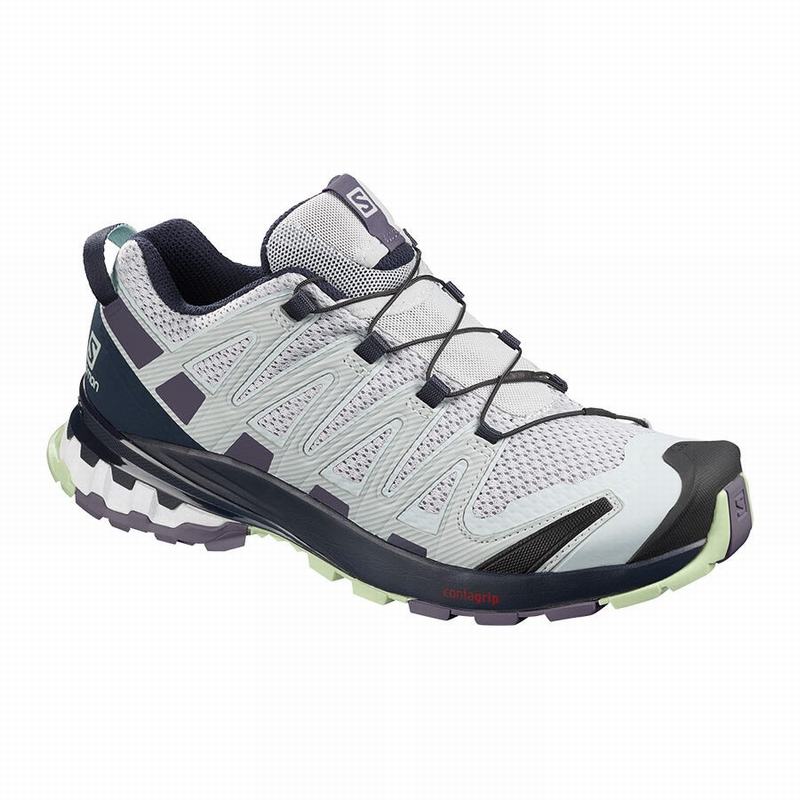 Salomon XA PRO 3D V8 Zapatillas Trail Running Mujer - Azules / Moradas - Colombia (70352-KQNR)